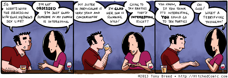 I don't even want to TALK to strangers, much less have sex with them.