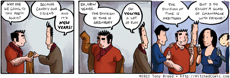 Did you know the new year used to start in March? That's why September is the ninth month but it's name means 'seven'. Anyway, CHEERS!