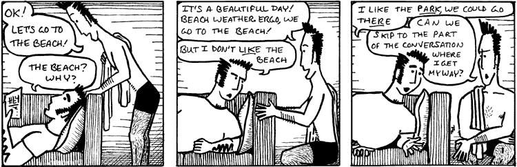 To the beach