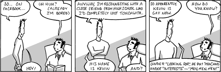 And introducing "Kevin" as the long-lost friend.