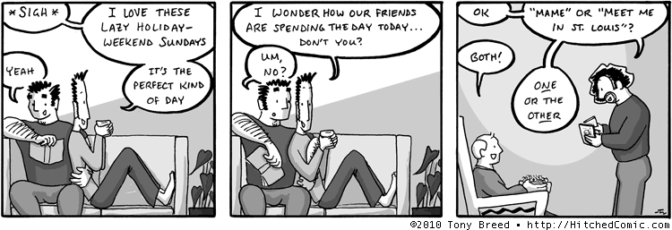 It wouldn't feel like Jim and Jaime to me if I had them watching a musical I've actually seen…