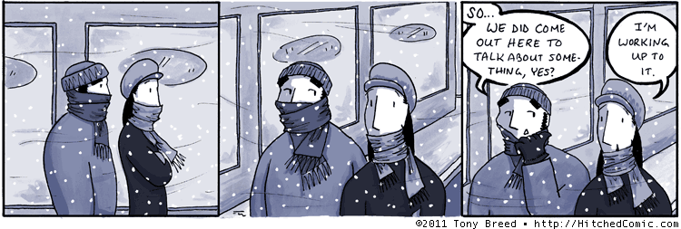 You know who they are, right?  With those hats and scarves they could be anyone.