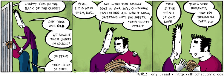 You know boys are all smelly, right? Smelly, smelly boys.