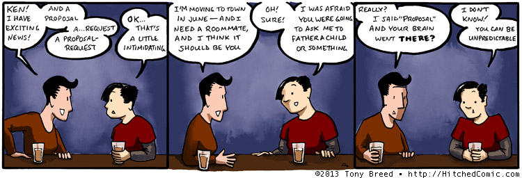 Also it could have been an invitation to lead a life of crime; it's HARD to KNOW.